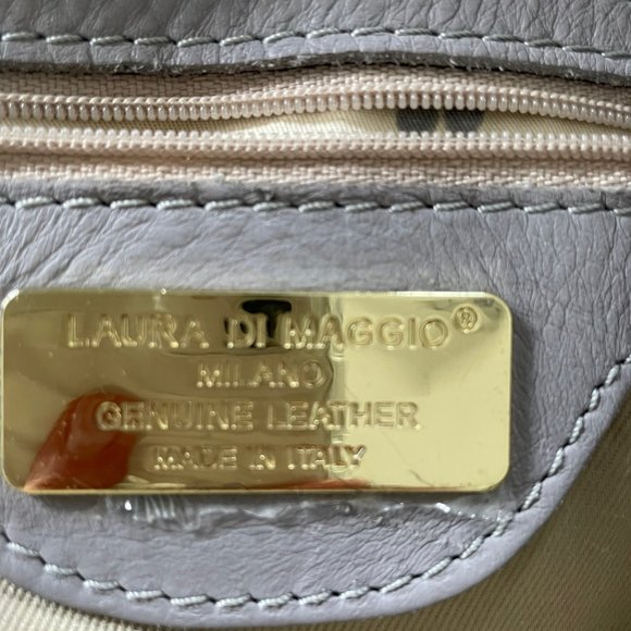 Laura Di Maggio Leather Hobo/Shoulder - Picture 2 of 3